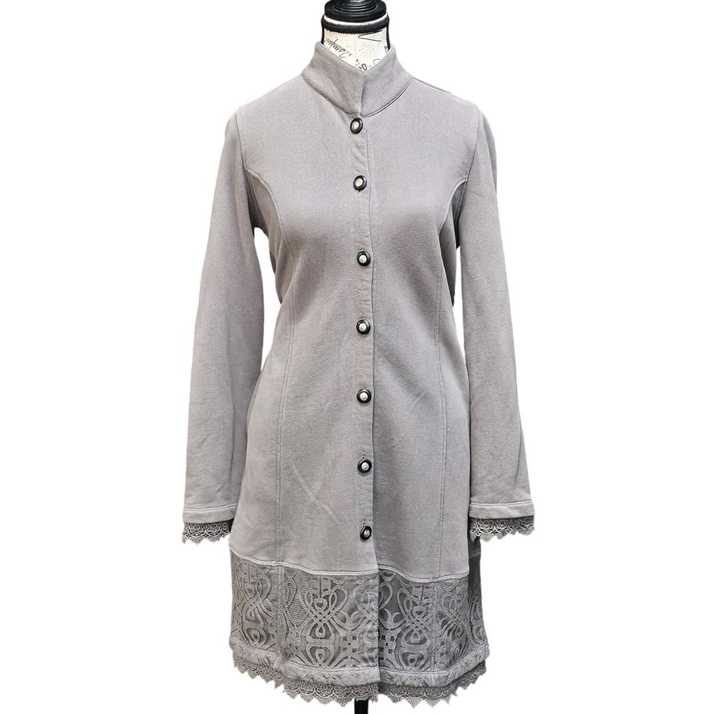 Soft Surroundings Long Button Cardigan Women S Cottage Witchy Victorian Ethereal